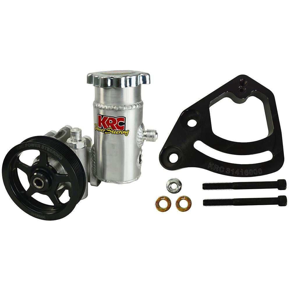 KRC POWER STEERING ESP18020115 Power Steering Pump Kit SBC 4.2in 6-Rib Serp