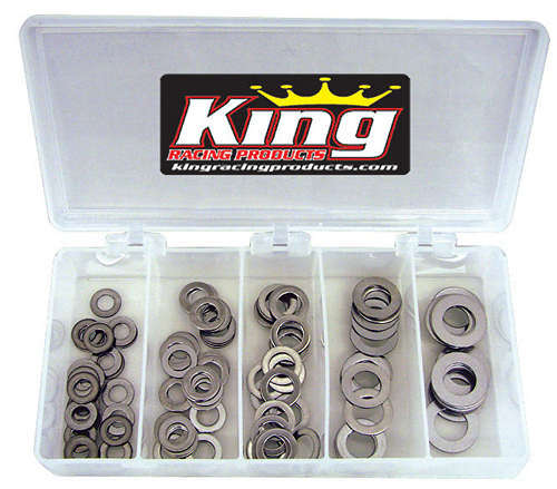 KING RACING PRODUCTS 2720 Stainless Washer Kit .030 145pc