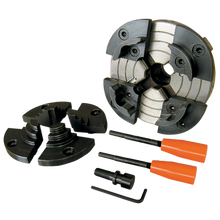 Load image into Gallery viewer, King Canada KW-100 Chuck, Lathe 4” 4-Jaw