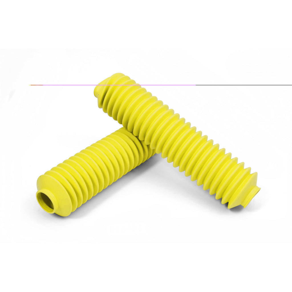 KawasakiYamaha-Fork-Boot-2-Inch-Travel-8-Inch-Extended-6-Inch-Collapsed-Yellow-Daystar