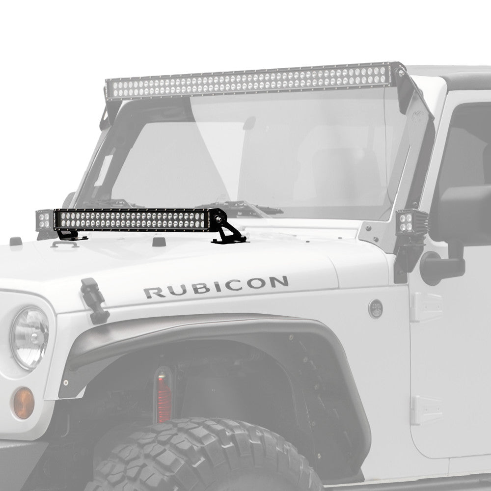 Kc-C-Series-C30-30In-Led-Light-Bar-Combo-System-2007-2018-Jeep-Wrangler-Jk