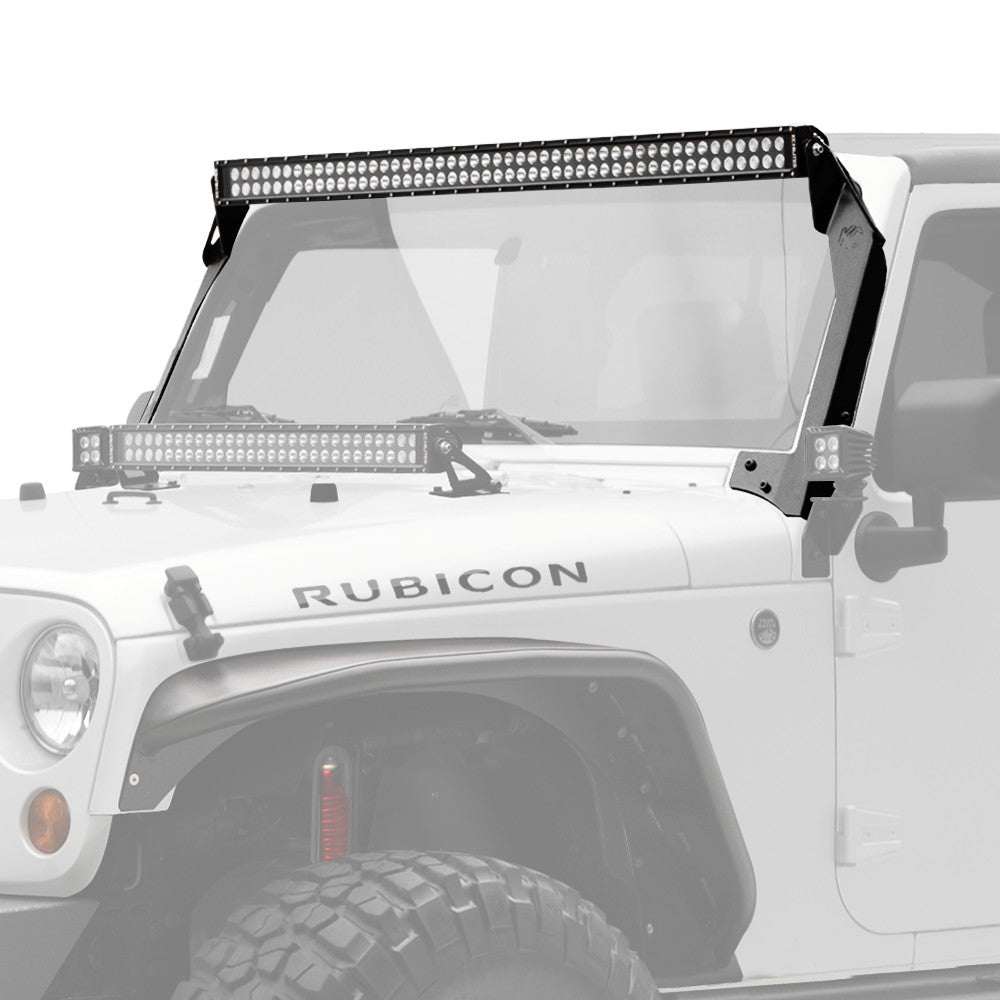 Kc-C-Series-C50-50In-Led-Light-Bar-Combo-System-2007-2018-Jeep-Wrangler-Jk