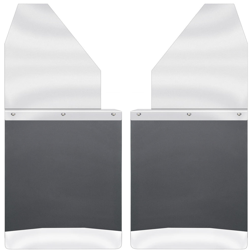 Kick-Back-Mud-Flaps-14-Wide---Stainless-Steel-Top-And-Weight