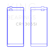 King-03-15-Dodge-Cummins-Diesel-5.9L-L6-(Size-0.25)-Cracked-Rod-Bearing-(Must-Order-6-For-Set)