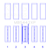 King Engine Bearings MB5442XP0.25 MAIN BEARING SET For FORD/MAZDA L3, L3-VDT MZR