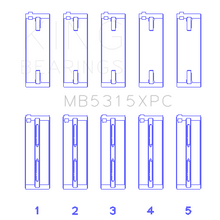 Load image into Gallery viewer, King-1992-Mitsubishi-4G634G64-Evo-I-Iv-(Size-.026)-Coated-Performance-Main-Bearing-Set