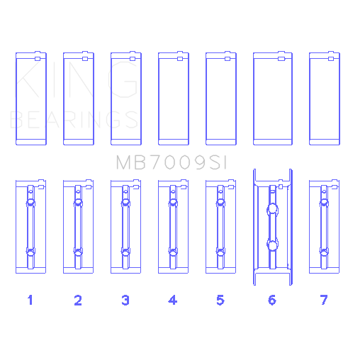 King-89-15-Dodge-Cummins-Diesel-5.9L-6.7L-Inline-6-(Size-0.5Mm)-Main-Bearing-Set