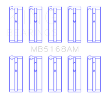 Load image into Gallery viewer, King-Acura-F22b1--Honda-F22a1F22a6F22b1F22b2F22b6-0.50-Oversized-Main-Bearing-Set