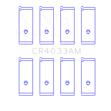 King-Acura-Sohc-16-Valve--Honda-Sohc-16-ValveDohc-16-Valve-(Size-0.25)-Rod-Bearing-Set