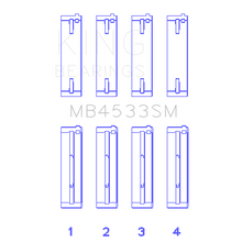 Load image into Gallery viewer, King-Audi-2.1L2.2L-10V20V-5Cyl-Turbo-(Size-0.25-Oversized)-Main-Bearing-Set