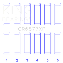 Load image into Gallery viewer, King-Bmw-S54b32-(Size-.026)-Connecting-Rod-Bearings-(Set-Of-6)