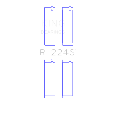 King-Bmw-S65b40a--S85b50a-(Size-0.5Mm)-Connecting-Rod-Bearing-Set