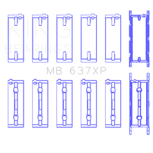 Load image into Gallery viewer, King-Bmw-S85b50a-Crankshaft-Performance-Main-Bearings-(Size-Stdx)