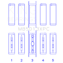 Load image into Gallery viewer, King-Chevy-Ls1--Ls2--Ls6-(Size-Std)-Performance-Main-Bearing-Set-W-Pmaxkote