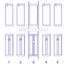 Load image into Gallery viewer, King-ChryslerMitsubishi-122Ci-2.0L-(Size-0.5)-Main-Bearing-Set