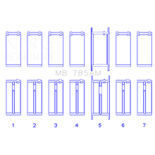 Load image into Gallery viewer, King-Ford-200-3.3L-12V-(Size-0.20)-Main-Bearing-Set