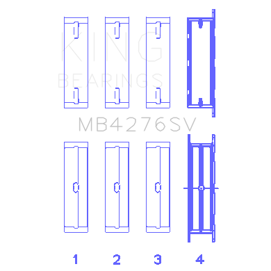 King-Ford-276DtD17ted4Ajd-2.7L-V6-(Size-0.10)-Main-Bearing-Set