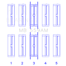 Load image into Gallery viewer, King-Ford-330352360390410428-Engine-(Size-050)-Main-Bearing-Set