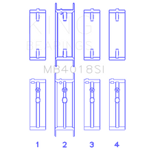 Load image into Gallery viewer, King-Holden-231-(3800)-V6-(Size-Std)-Main-Bearing-Set