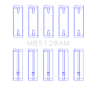 King-Isuzu-4Xe14Xf14Xc1t-(Size-Std)-Main-Bearing-Set