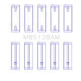 King Engine Bearings MB5128AM MAIN BEARING SET For ISUZU 4XE1, 4XF1, 4XC1T