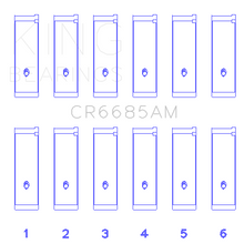 Load image into Gallery viewer, King-Isuzu-6Vd1-Connecting-(Size-1.0)-Rod-Bearing-Set