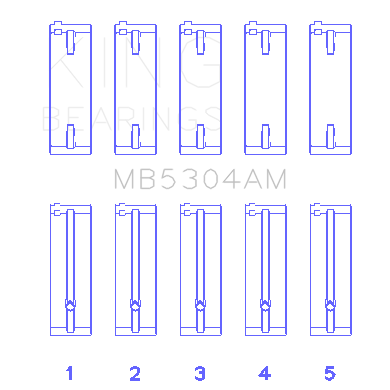 King-KiaMazda-Dohc-16-ValveSohc-16-ValveSohc-8-Valve-(Size-Std)-Main-Bearing-Set
