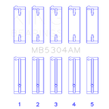 King Engine Bearings MB5304AM MAIN BEARING SET For MAZDA B6, B6-T, ZM, B3, B5