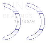 King Engine Bearings TW156AM THRUST WASHER SET For MAZDA FP/FS