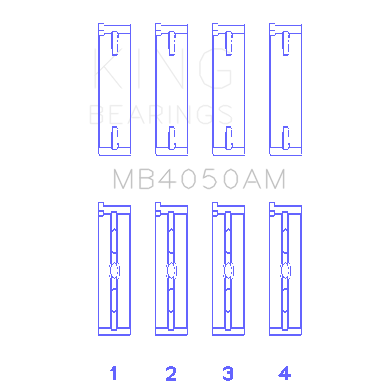 King-Mitsubishi-6G746G75-3.5L-(Size-Std)-Main-Bearing-Set