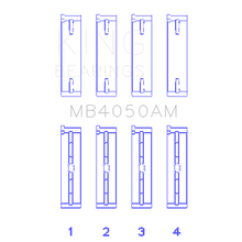 Load image into Gallery viewer, King-Mitsubishi-6G746G75-3.5L-(Size-Std)-Main-Bearing-Set