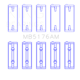 King Engine Bearings MB5176AM MAIN BEARING SET For MITSUBISHI 4G93,SOHC