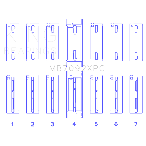 King-Nissan-Rb26dett-24V-(Size-.026)-Xp-Coated-Tri-Metal-Main-Bearing-Set