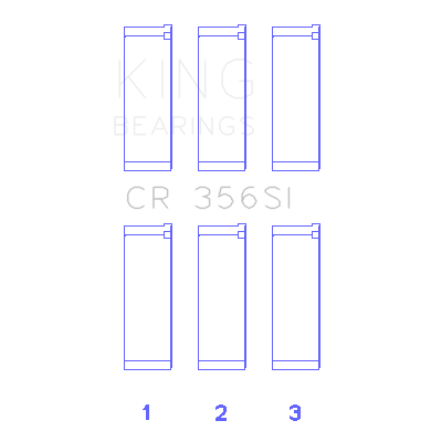 King-Smart-M-132.910930-Connecting-Rod-Bearing-Set