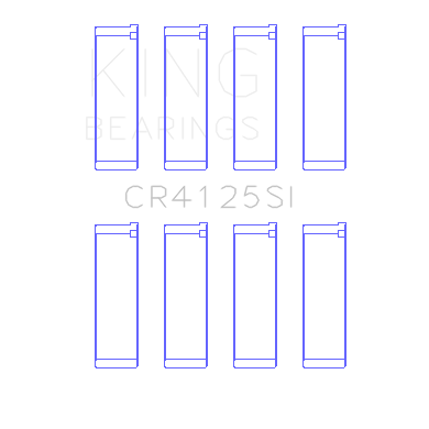 King-Subaru-Ej15Ej16Ej18Ej20Ej22Ej25-(Size-0.5Mm)-Silicone-Bi-Metal-Alum-Rod-Bearing-Set