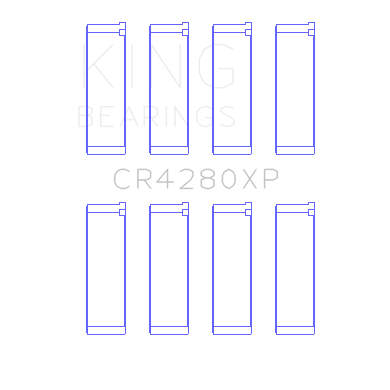 King-Subaru-WrxSti-Ej20Ej22Ej25-48Mm-Rod-(Size-0.5)-Performance-Rod-Bearing-Set