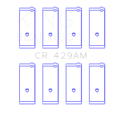 King-Toyota-2A3A4A-(Size-Std)-Rod-Bearing-Set