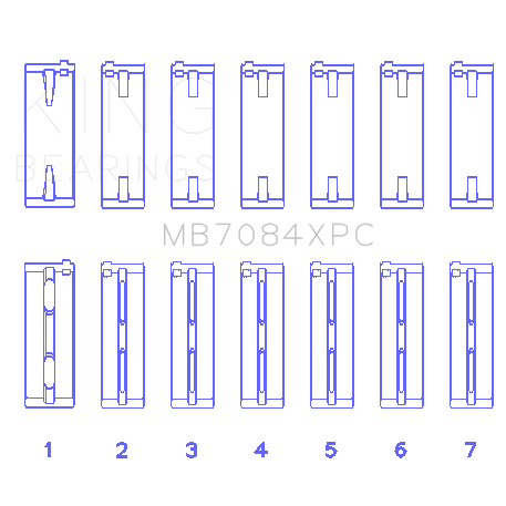 King-Toyota-2Jzge2Jzgte-24V-3.0L-(Size-Std)-Pmaxkote-Performance-Main-Bearing-Set