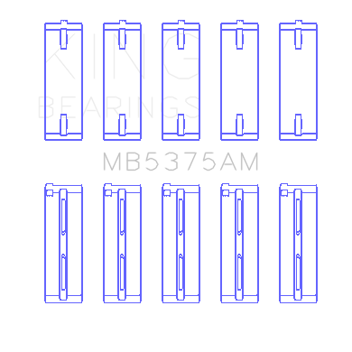King-Toyota-2Zzge-Crankshaft-Main-Bearing-Set