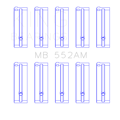 King-Toyota-3TTg--12T--4Tg-Main-Bearing-Set