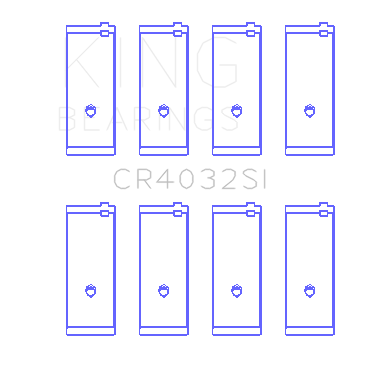 King-Toyota-Sohc-8V16V--4Age4Agec4Agelc-Dohc-16V-Silicon-Bi-Metal-Alum-Rod-Bearing-Set