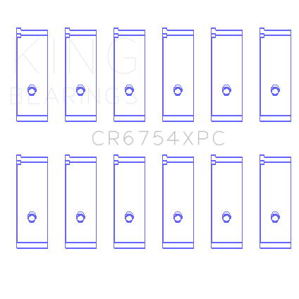 King-Toyota2jzge2Jzgte-3.0L-(Size-.026)-Pmaxkote-Performance-Rod-Bearing-Set