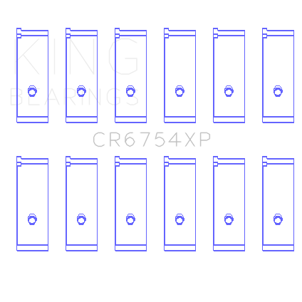 King-ToyotaLexus-2Jzge2Jzgte-3.0L-(Size-Stdx)-Performance-Rod-Bearing-Set