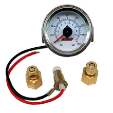 Load image into Gallery viewer, Kleinn-Panel-Mount-Illuminated-160-Psi-Dual-Needle-Air-Pressure-Gauge