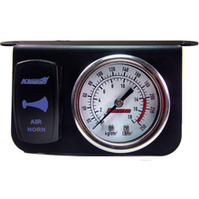 Load image into Gallery viewer, Kleinn-Panel-Mounted-160-Psi-Gauge-W-An-Illuminated-Blue-Momentary-Rocker-Switch