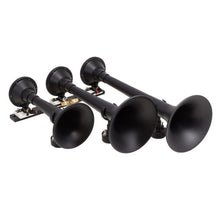 Load image into Gallery viewer, Kleinn-Spare-Tire-Kit-W-Black-Triple-Horns-150-Psi-Waterproof-Air-Compressor--3.0-Gal-Air-Tank