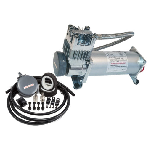 Kleinn-Spare-Tire-Kit-W-Black-Triple-Horns-150-Psi-Waterproof-Air-Compressor--3.0-Gal-Air-Tank