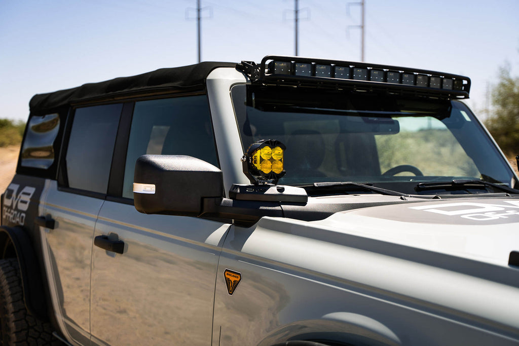 DV8 Offroad LBBR-02 2021-22 Ford Bronco A-Pillar Pod Light Mounts? for Select Ford Bronco