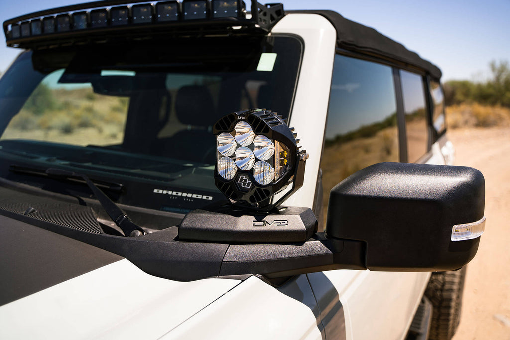 DV8 Offroad LBBR-02 2021-22 Ford Bronco A-Pillar Pod Light Mounts? for Select Ford Bronco