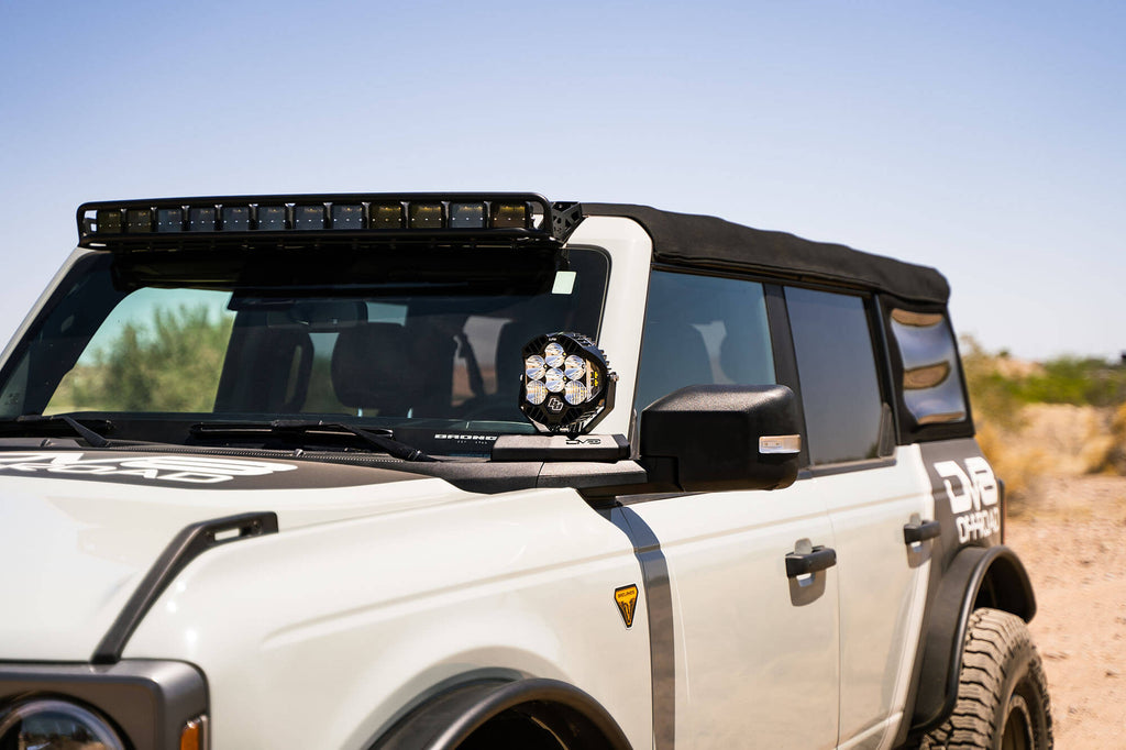 DV8 Offroad LBBR-02 2021-22 Ford Bronco A-Pillar Pod Light Mounts? for Select Ford Bronco